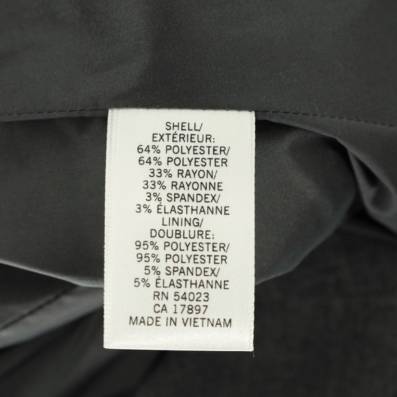 Banana Republic Factory Gray Blazer Size 4 Pleated Back Office Corpcore Career - Picture 7 of 7